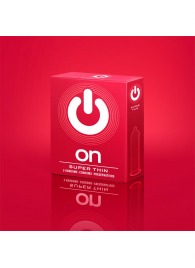 Супертонкие презервативы ON) Super Thin - 3 шт. - ON) - купить с доставкой в Томске