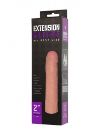 Насадка-удлинитель Extension sleeve телесного цвета - 18,5 см. - Sitabella - в Томске купить с доставкой