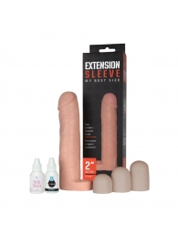Насадка-удлинитель Extension sleeve с подхватом мошонки - 19 см. - Sitabella - в Томске купить с доставкой