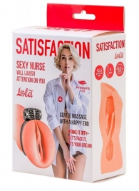 Мастурбатор с виброкольцом Satisfaction Magazine Nurse - Lola Games - в Томске купить с доставкой