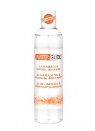 Гель-смазка 2-в-1 MASSAGE   LUBRICANT GUARANA - 300 мл. - Waterglide - купить с доставкой в Томске