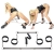 Комплект наручников и наножников с распорками Spread  em Bar and Cuff Set - Pipedream - купить с доставкой в Томске