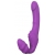 Фиолетовый безремневой вибрострапон DOUBLE DIPPER - Dream Toys - купить с доставкой в Томске