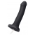 Черный фаллос с имитацией эякуляции Silicon Cum Dildo L - 19,6 см. - Strap-on-me - купить с доставкой в Томске