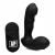Черный стимулятор простаты Alpha-Pro 7X P-Milker Silicone Prostate Stimulator with Milking Bead - XR Brands - в Томске купить с доставкой
