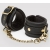 Черные наручники Bound to You Faux Leather Wrist Cuffs - Fifty Shades of Grey - купить с доставкой в Томске