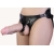 Гигантский фаллоимитатор на присоске в комплекте с трусиками - 26 см. - LOVETOY (А-Полимер) - купить с доставкой в Томске