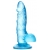 Голубой реалистичный фаллоимитатор Indy - 15,8 см. - A-toys купить с доставкой в интернет-магазине Orgasmix в Томске Голубой реалистичный фаллоимитатор Indy - 15,8 см. - A-toys