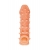 Телесная закрытая насадка с пупырышками Cock Sleeve Size M - 15,6 см. - KOKOS - в Томске купить с доставкой