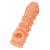 Телесная закрытая насадка с пупырышками Cock Sleeve Size L - 17,6 см. - KOKOS - в Томске купить с доставкой