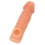 Телесная закрытая насадка с шершавой головкой Cock Sleeve Size L - 17,6 см. - KOKOS - в Томске купить с доставкой