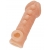 Телесная закрытая насадка с шишечками Cock Sleeve Size L - 17,6 см. - KOKOS - в Томске купить с доставкой