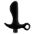 Черный анальный вибратор Silicone Vibrating Prostate Massager 01 - 10,8 см. - Blush Novelties - в Томске купить с доставкой