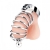 Серебристая клетка для члена Urethral Play Cage - BlueLine - купить с доставкой в Томске