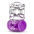Фиолетовое эрекционное виброкольцо Pleaser Rechargeable C-Ring - Blush Novelties - в Томске купить с доставкой