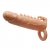 Телесная удлиняющая насадка Penis Sleeve Emmitt - 17 см. - Baile - в Томске купить с доставкой