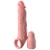 Телесная насадка-удлинитель 2 Inch Silicone X-tension with Strap - 20,3 см. - Pipedream - в Томске купить с доставкой