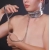 Серебристый ошейник из искусственной кожи - Sitabella - купить с доставкой в Томске