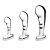 Набор из 3 стальных стимуляторов простаты Stainless Steel P-spot Training Set - b-Vibe - в Томске купить с доставкой