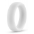 Белое люминесцентное эрекционное кольцо Silicone Glo Cock Ring - Blush Novelties - в Томске купить с доставкой