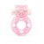 Розовое эрекционное виброкольцо в форме мишки - 1137 - в Томске купить с доставкой