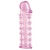 Гелевая розовая насадка на фаллос с шипами - 12 см. - Toyfa Basic - в Томске купить с доставкой Гелевая розовая насадка на фаллос с шипами - 12 см. - Toyfa Basic - в Томске купить с доставкой