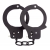 Чёрные наручники из листового металла BONDX METAL CUFFS BLACK - Dream Toys - купить с доставкой в Томске