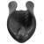 Чёрный мастурбатор Vibrating Silicone Stimulator с вибрацией - Pipedream - в Томске купить с доставкой