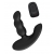 Черный силиконовый стимулятор простаты Levett Nitoc с пультом ДУ - Levett - в Томске купить с доставкой