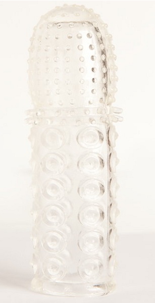 Прозрачная закрытая гелевая насадка - 13,5 см. - Toyfa Basic - в Томске купить с доставкой Прозрачная закрытая гелевая насадка - 13,5 см. - Toyfa Basic - в Томске купить с доставкой