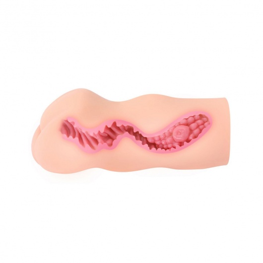 Телесный мастурбатор-вагина с двойным слоем - KOKOS - в Томске купить с доставкой