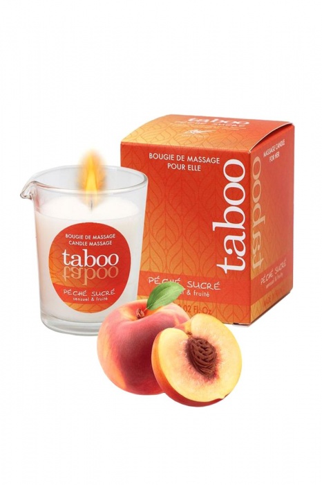 Массажное аромамасло с афродизиаками для женщин RUF Taboo Peche sucre - 60 гр. - RUF - купить с доставкой в Томске