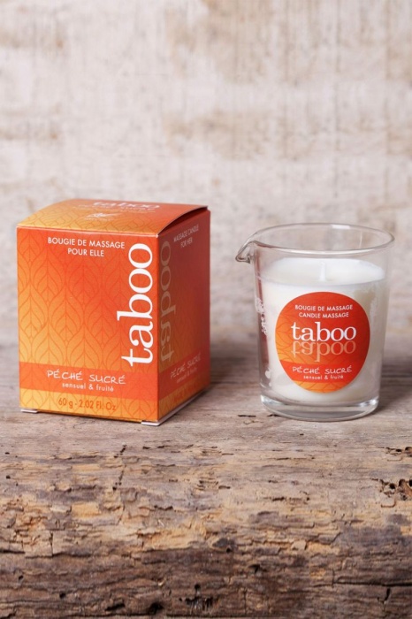 Массажное аромамасло с афродизиаками для женщин RUF Taboo Peche sucre - 60 гр. - RUF - купить с доставкой в Томске
