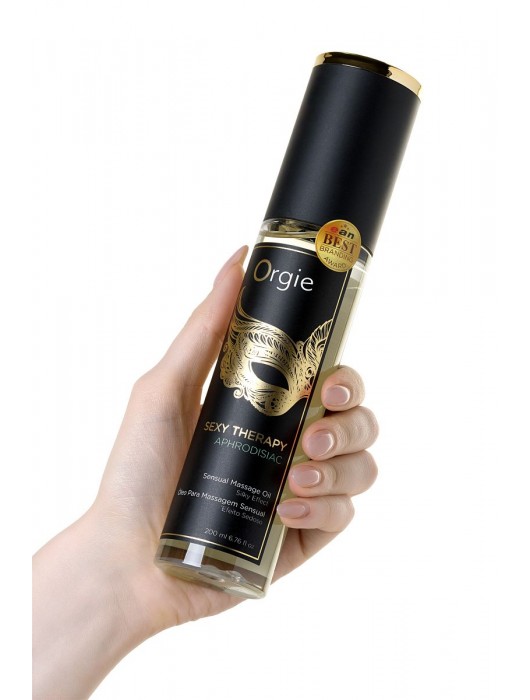 Минеральное массажное масло Orgie Sexy Therapy Afrodisiac - 200 мл. - ORGIE - купить с доставкой в Томске