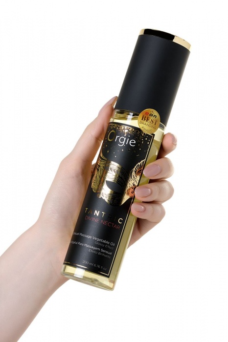 Растительное массажное масло Orgie Tantric Divine Nectar - 200 мл. - ORGIE - купить с доставкой в Томске