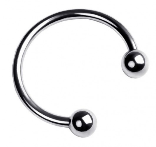 Серебристая подкова на головку пениса - ToyFa - купить с доставкой в Томске