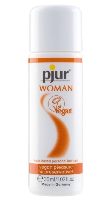 Лубрикант pjur WOMAN Vegan на водной основе - 30 мл. - Pjur - купить с доставкой в Томске