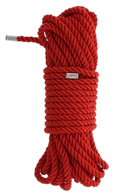 Красная веревка DELUXE BONDAGE ROPE - 10 м. - Dream Toys - купить с доставкой в Томске