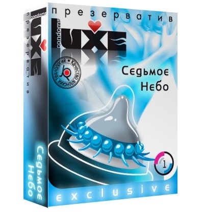 Презерватив LUXE  Exclusive  Седьмое небо  - 1 шт. - Luxe - купить с доставкой в Томске