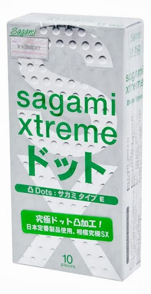 Презервативы Sagami Xtreme Type-E с точками - 10 шт. - Sagami - купить с доставкой в Томске