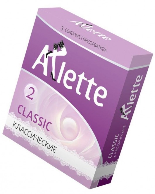 Классические презервативы Arlette Classic - 3 шт. - Arlette - купить с доставкой в Томске