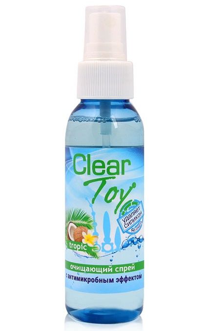 Очищающий спрей для игрушек CLEAR TOY Tropic - 100 мл. - Биоритм - купить с доставкой в Томске