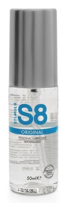 Универсальный лубрикант на водной осноdе S8 Original Lube - 50 мл. - Stimul8 - купить с доставкой в Томске