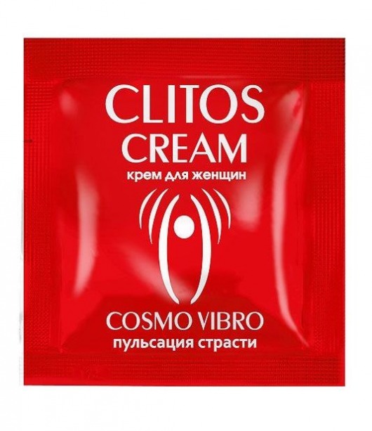 Пробник возбуждающего крема для женщин Clitos Cream - 1,5 гр. - Биоритм - купить с доставкой в Томске