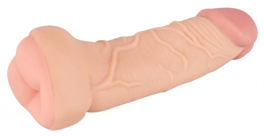 Телесная насадка-мастурбатор 2-in-1 Extension Masturbator - 21 см. - Orion - в Томске купить с доставкой
