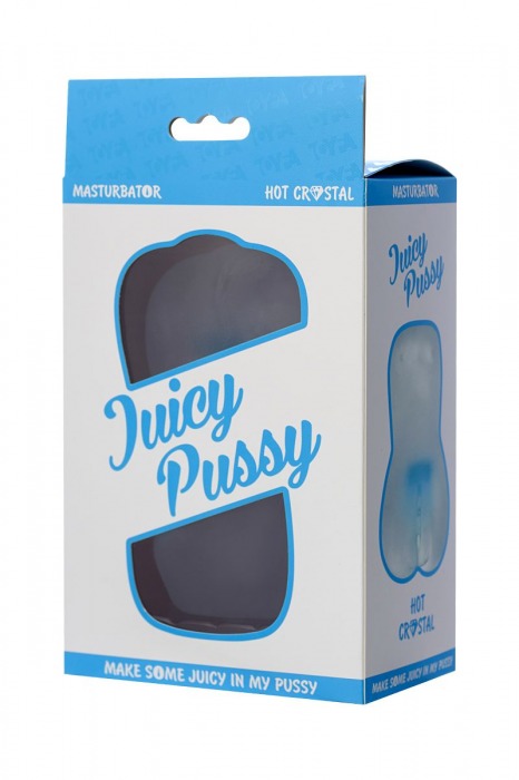Прозрачный реалистичный мастурбатор Juicy Pussy Hot Crystal - ToyFa - в Томске купить с доставкой
