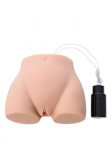 Мастурбатор-полуторс Cherry с вибрацией и двумя любовными тоннелями - KOKOS - в Томске купить с доставкой