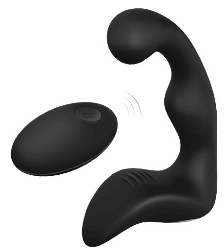 Черный вибромассажер простаты REMOTE BOOTY PLEASER - Dream Toys - в Томске купить с доставкой