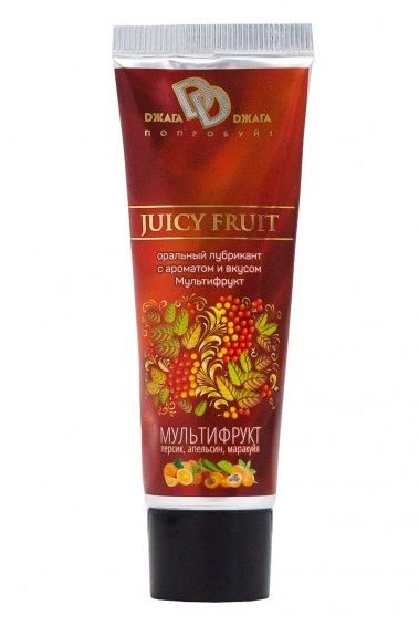 Интимный съедобный лубрикант JUICY FRUIT с ароматом фруктов - 30 мл. - БиоМед - купить с доставкой в Томске