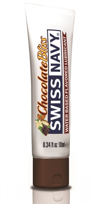 Лубрикант с ароматом шоколада Swiss Navy Chocolate Bliss Lube - 10 мл. - Swiss navy - купить с доставкой в Томске